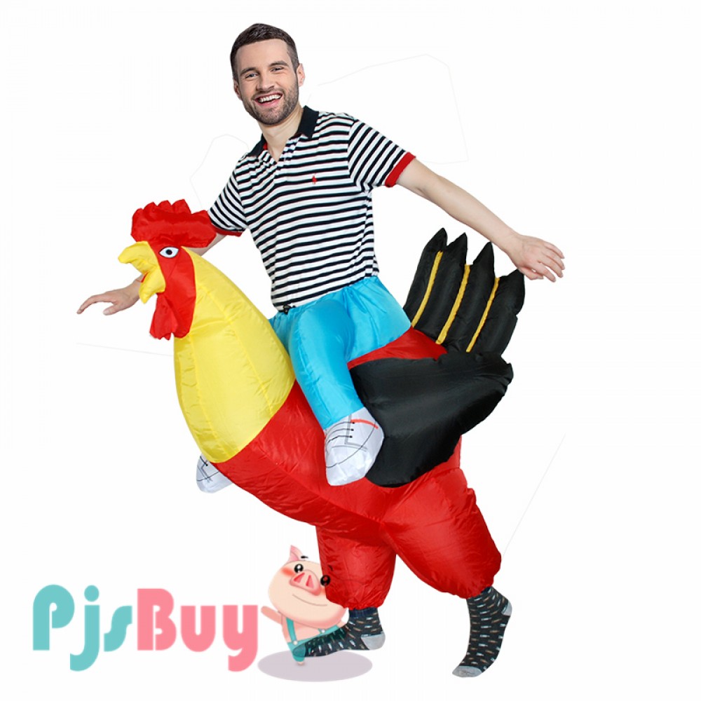Inflatable Chicken Costume Blow Up Costumes Halloween Funny Suit For Adult Pjsbuy Com