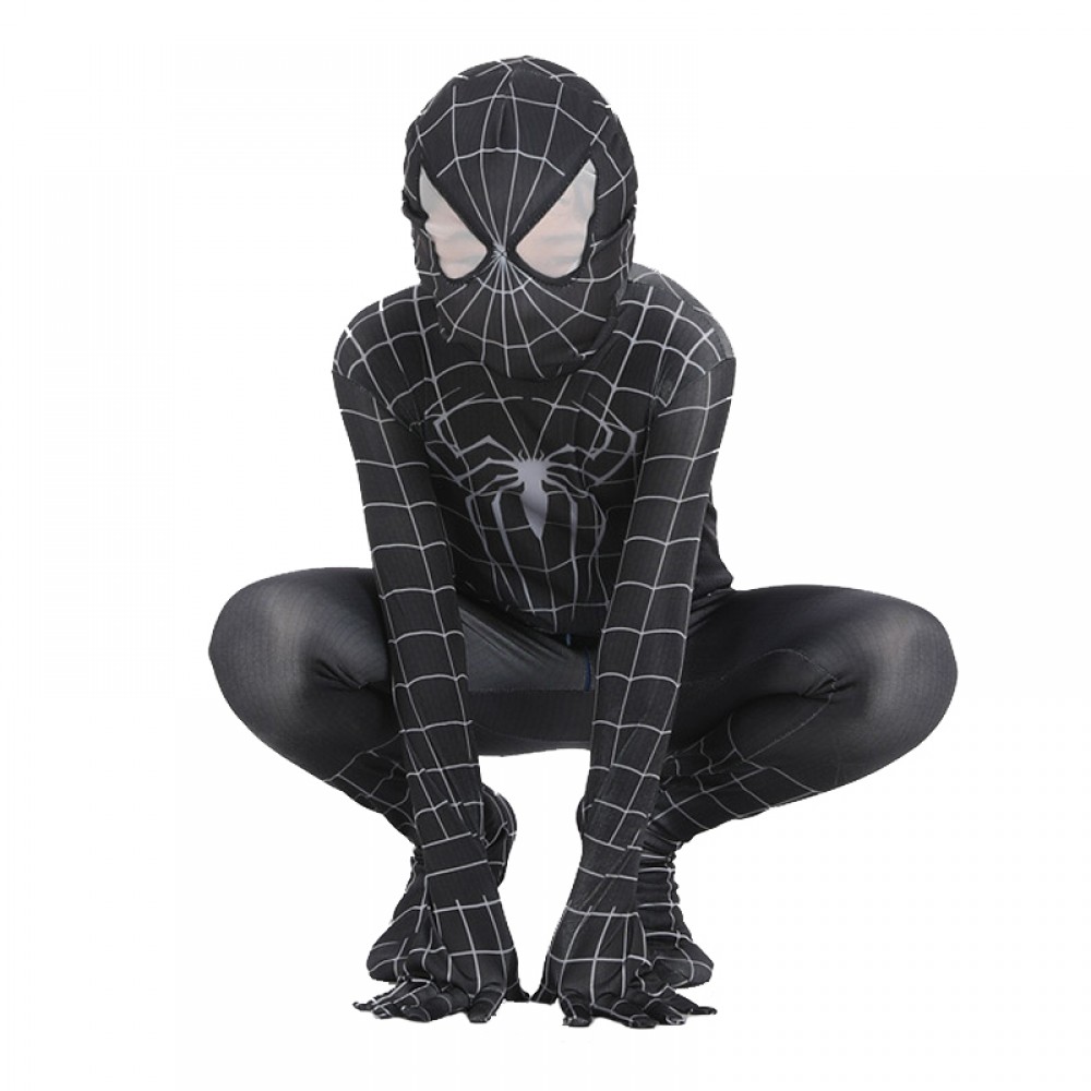 Venom Black Spiderman Costume For Kids Black Suit Spiderman Costume